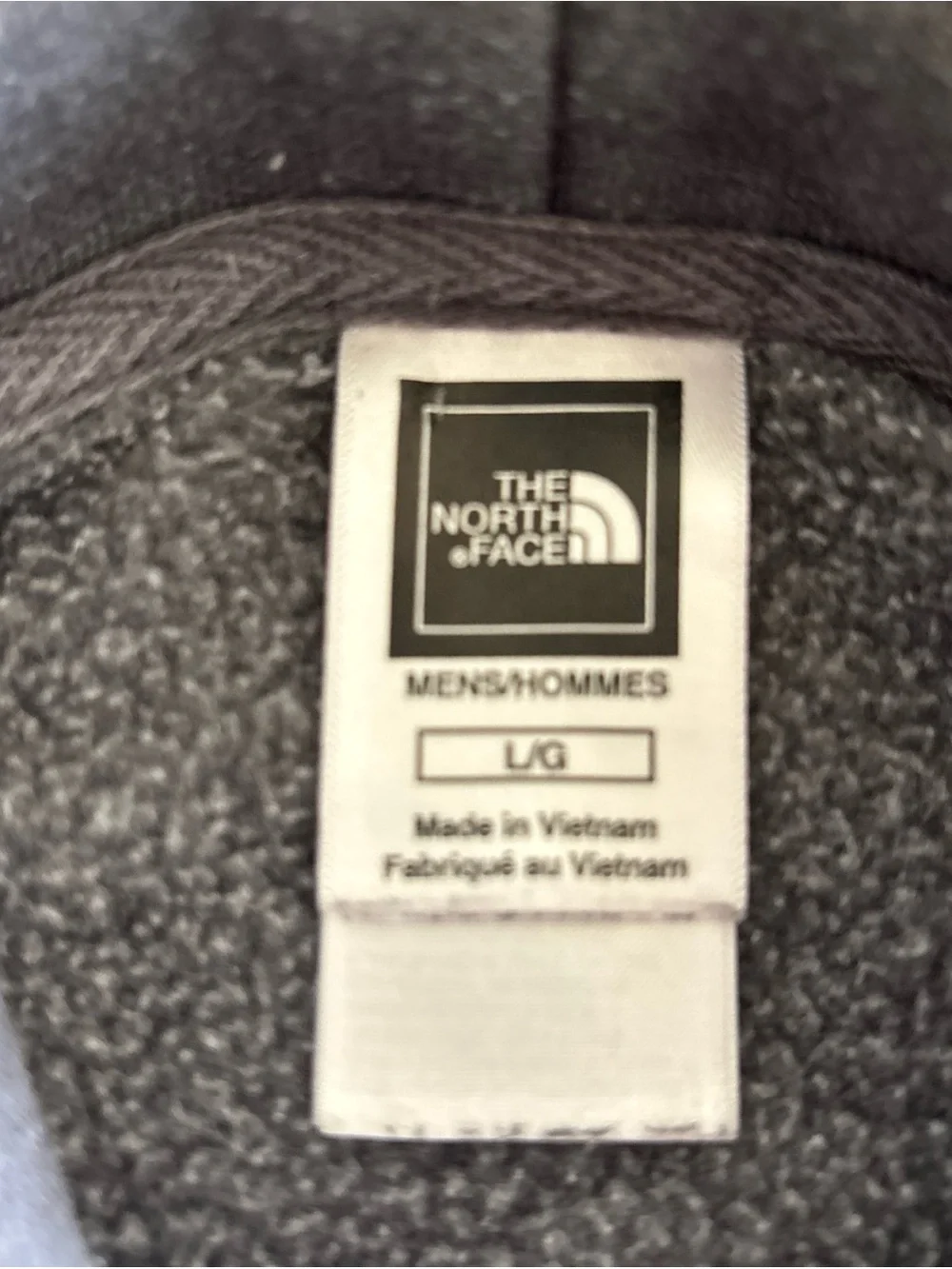 The North Face Hoodie Men's Berkeley California USA Logo LS Pullover Black L